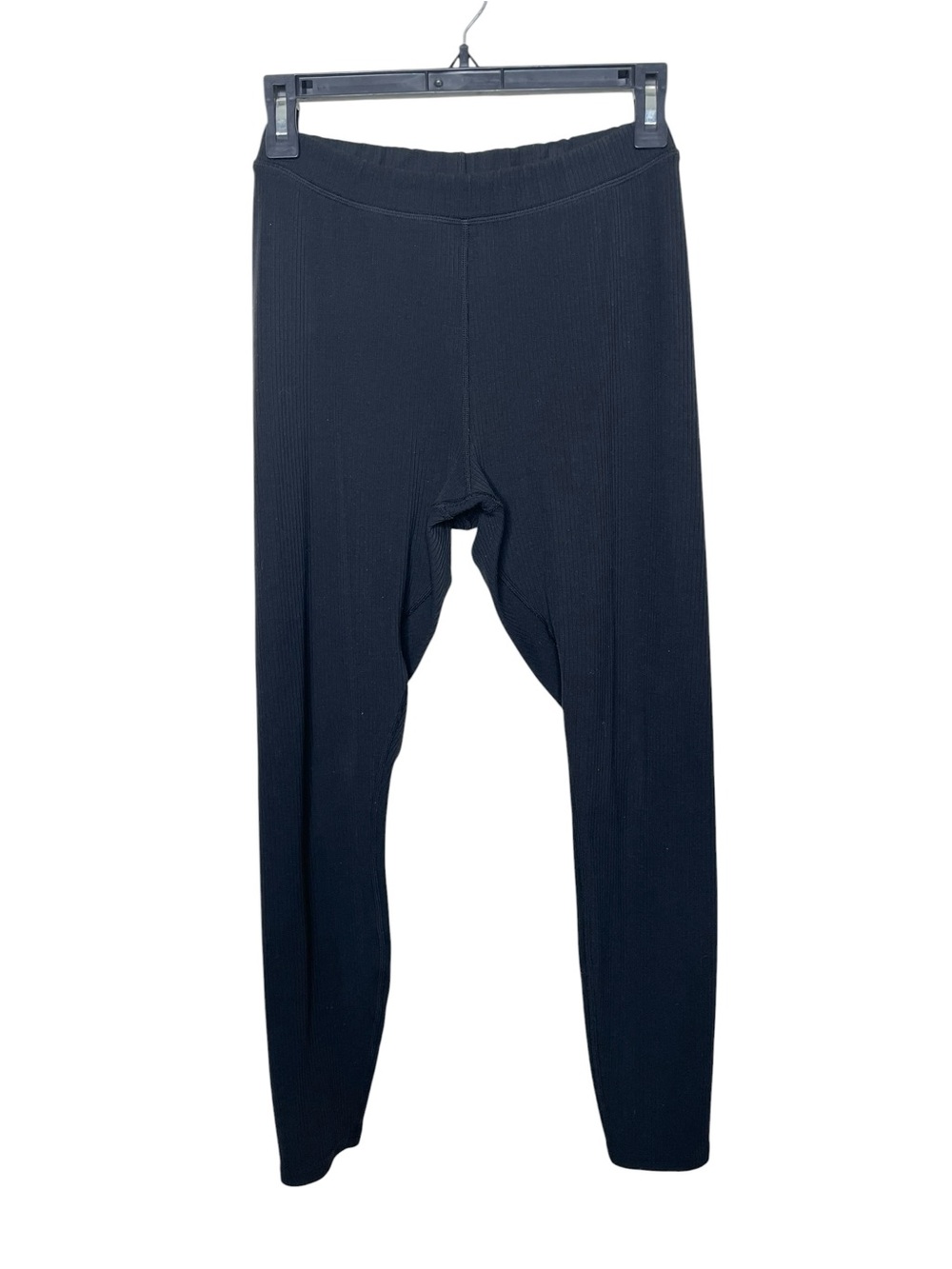 alo Yoga Ribbed High-Waist 7/8 Legging Black S/M - Picture 4 of 11